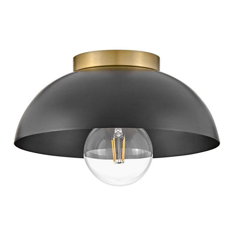 Plafonnier encastré 1 lumière Kebo, Noir