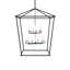 76" Wide Kitzi Tapered Pendant