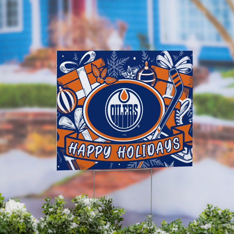 Enseigne de cour Edmonton Oilers, Holiday