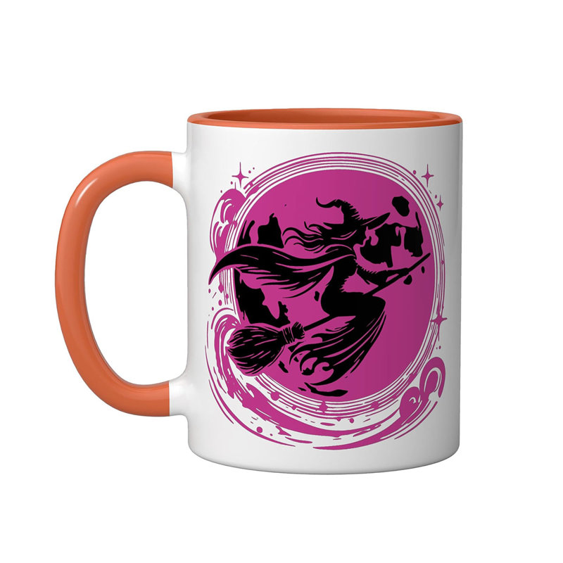 Ceramic Coffee Mug, Orange