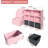 58" Oversized Kids Toy Organizers and Storage, 31"High 9 Cube Storage Organizer with Rolling Drawer & Bins, wooden Multilayer Toy Chest Storage Bookshelf for Playroom/Nursery/Bedroom/Toy Room-1704355333-1704355335