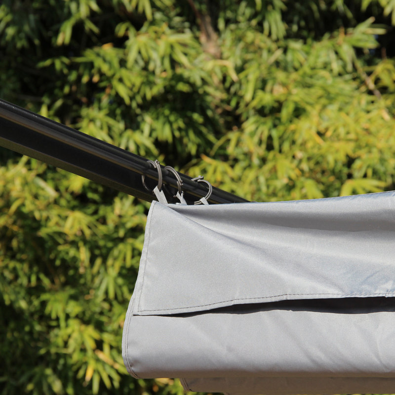Retractable Pergola Canopy, Outdoor UV Protection & Sun Shade, Steel Frame For Garden, Grill, Patio, Backyard