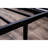 Twin Black Steel Modern Platform Foundation, And , Under - Bed Storage, Carries 2000 Pounds, Simple Style Heavy Duty Frame, Storage Space, Long Lasting Use-1020154909