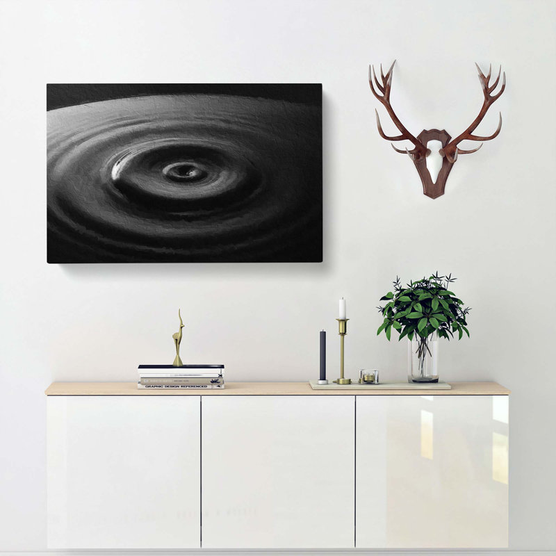 Rippled Water - Wrapped Canvas Print, 50cm H x 76cm W x 3cm D