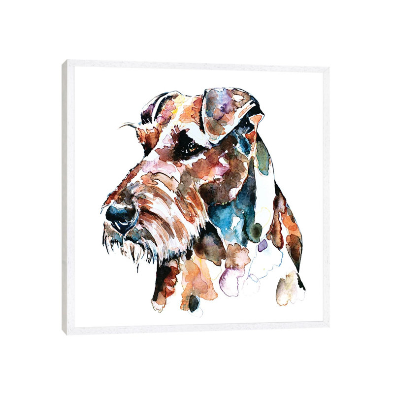 EdsWatercolours - Print, 45.72 cm H x 45.72 cm W, White Framed