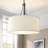 5 - Light Dimmable Drum Pendant Light