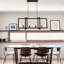 Lustre suspendu 4 lumières Modern Kitchen Island