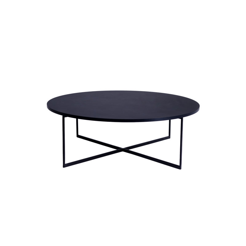 Jarita Cross Legs Coffee Table, 34cm H x 100cm W x 100cm D