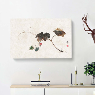 Leaves by Shibata Zeshin - Wrapped Canvas