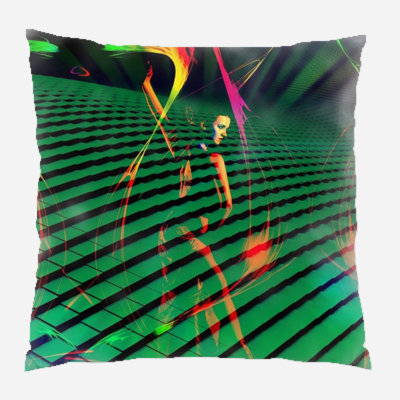 Microsuede Reversible Throw Pillow