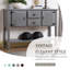 Buffet 48 po en bois massif avec 2 tiroirs pour salle à manger rétro-898950339