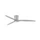 Hover 72-in Indoor/Outdoor Flush Mount Smart Ceiling Fan with Integrated LED + Remote