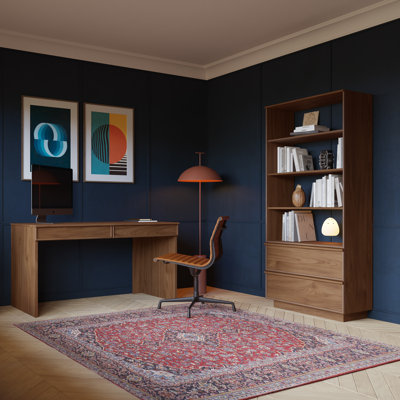 Bureau d'écriture en noyer naturel 55 "Collins