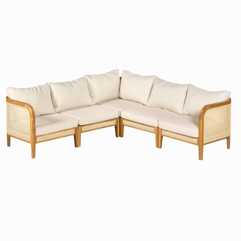 Outdoor 5 Seater V-Shaped Sofa