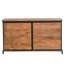 Armoire 4 portes avec tablette en bois Mariani