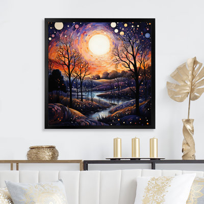 Mid Century Dreamy River - Imprimé