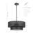 Rabeeah 4-Light Dimmable Drum Chandelier-395676429-395676434