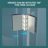 36"W X 72"H Fold Frameless Shower Door With Tempered Glass, 1/4 Inch (6 Mm)-121957662