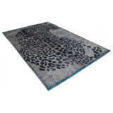 Gray color Overdye Modern Cheetah design rug 6'4'' X 9'4''