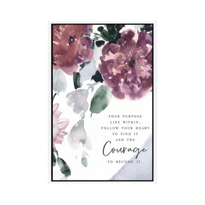 Courage by Stephanie Ryan - Print on Canvas