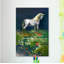 «Unicorn Garden», reproduction sur toile tendue-26399169