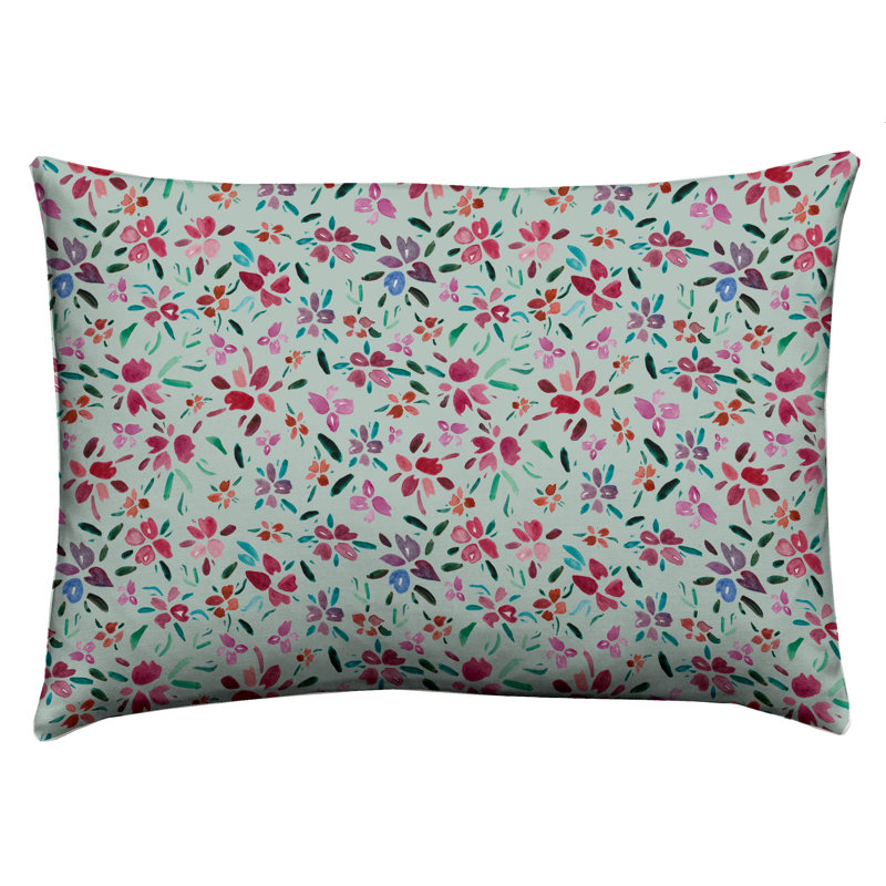 Ackeron Floral Rectangular Cushion