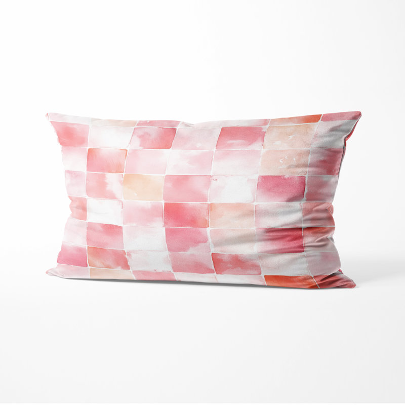 Coussin Patchwork, H 12 po x l 20 po