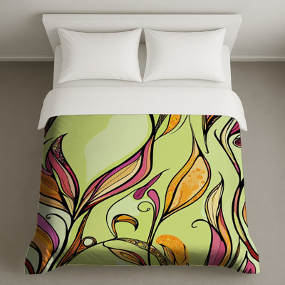Housse de couette à motif floral Boho