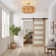 16 In. 2-light Bohemian Woven Rope Semi-flush Mount Ceiling Light