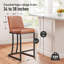 Seese Upholstered Counter Stool with Metal Frame-867381228-856194305-856194304