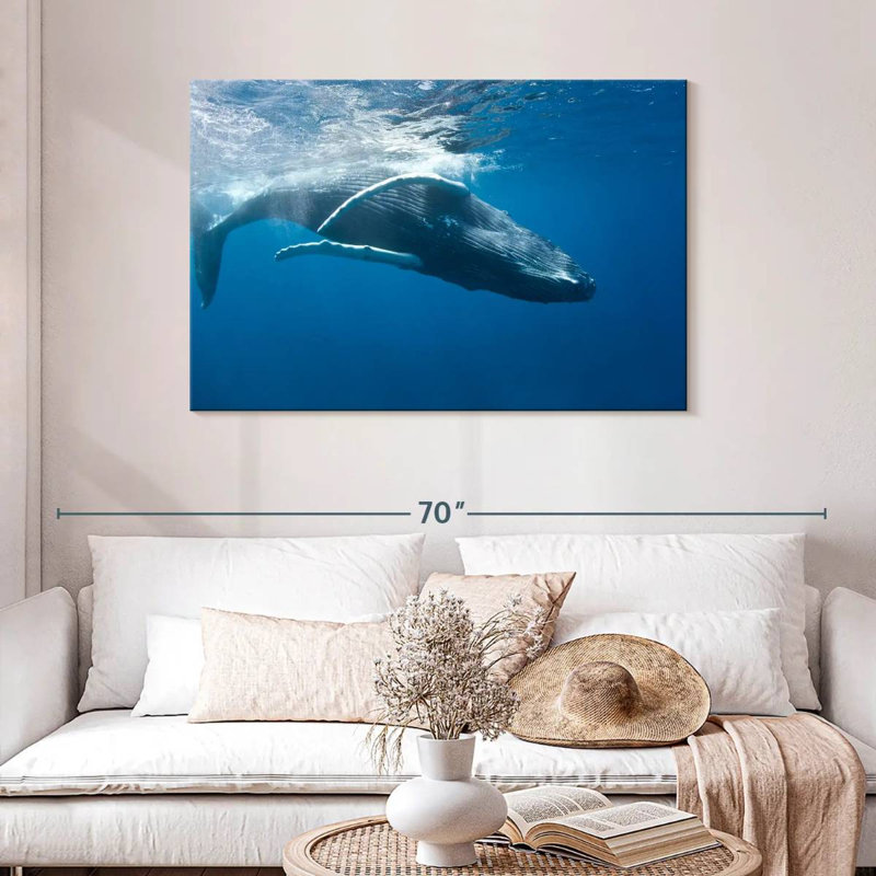 Brampt Humpback Whale, 30" H x 45" W