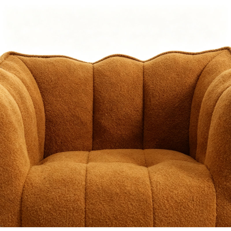 Fauteuil à billes Boneless, Kaki / jaune