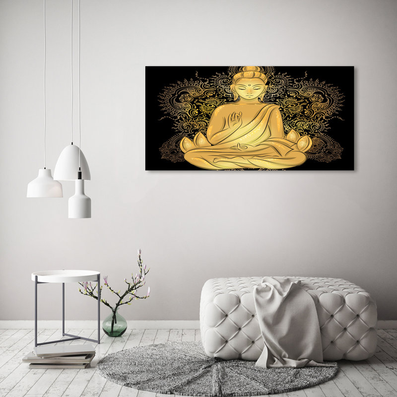 Sitting Buddha - Wrapped Canvas Print