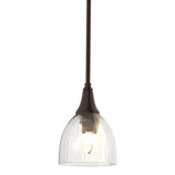 Trumpet 1-Light Single Dome Pendant