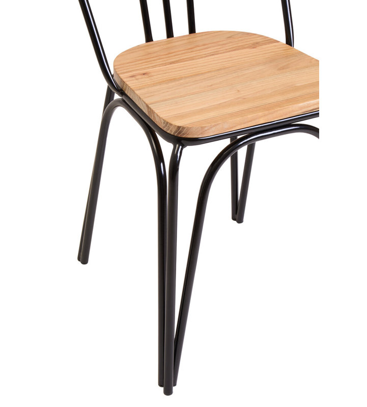 46cm H Side Chair, Black