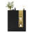 35.43'' W Rectangle Modern Wood Reception Desk With Open Shelvings