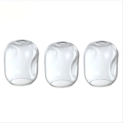3 Pack Art Style and Transparent Shade Pendant Light Shade