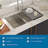 Undermount Double Bowl Kitchen Sink