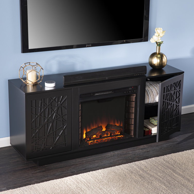 Darby Home Co Sandnes TV Stand for TVs up to 65 with Fireplace Included -  Wayfair Canada