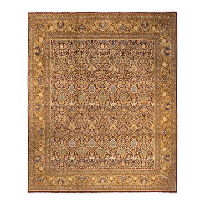 Classic One-of-a-Kind 9'10" X 11'3" Hand Knotted Area Rug