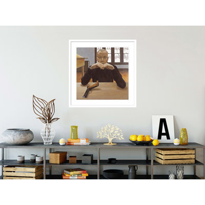 Target Pistol and Man by Alex Colville -Framed Giclee Print