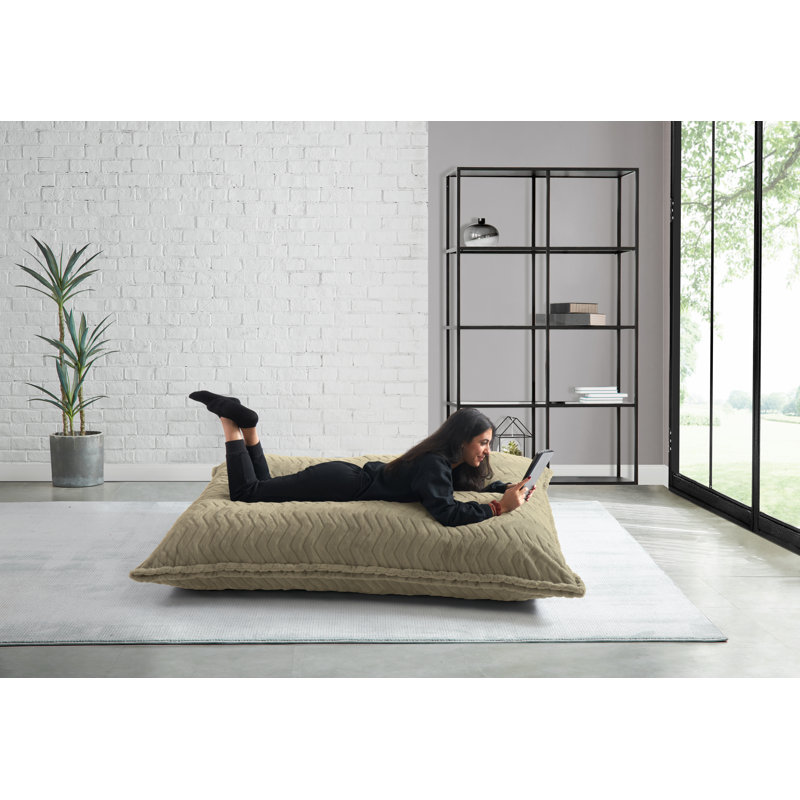 Crash Large Classic Bean Bag, Dark Beige