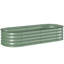 Support à plante vert avec structure en métal pour l'extérieur, 59 po x 24,5 po x 11,8 po, acier galvanisé