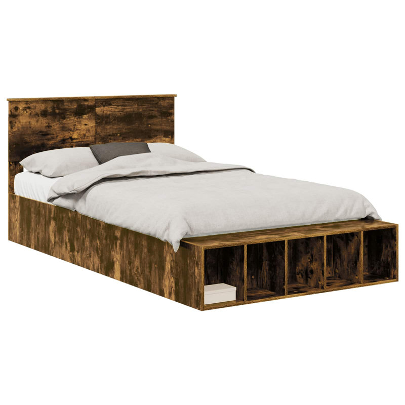 Bed, Single (3'), Smoked Oak