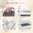 4 Pack Plastic Collapsible Storage Bins with Door and Wheels, Stackable Organizer with Lid and Handle-247266581