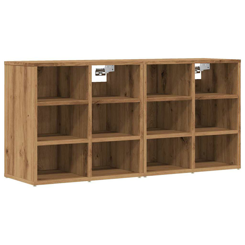 Coover 6 Pair Shoe Storage Cabinet, artisan oak