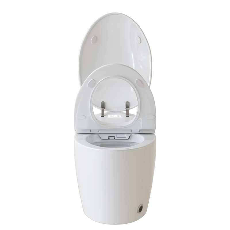 Intelligent Bidet Toilet With Auto Open/Close Seat, Siphonic Jet Flushing, Warm Water, Dryer, Night , Multiple Flushing Modes Smart And Automatic Seat Lid, System, Water Supply, Modes, Wireless