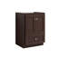Armoire de salle de bain sans plateau en aulne foncé l 24 po x P 21 po x H 34,5 po Shaker-845789439