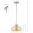 1 - Light Single Bowl Pendant