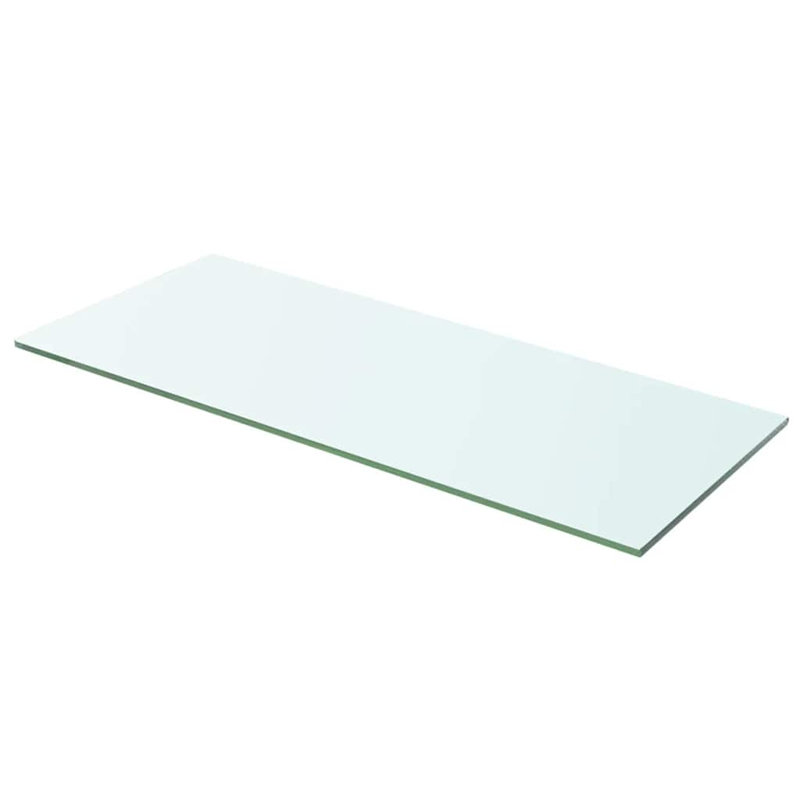 Tablette en verre, H 0,31 po x l 23,6 po x P 7,9 po